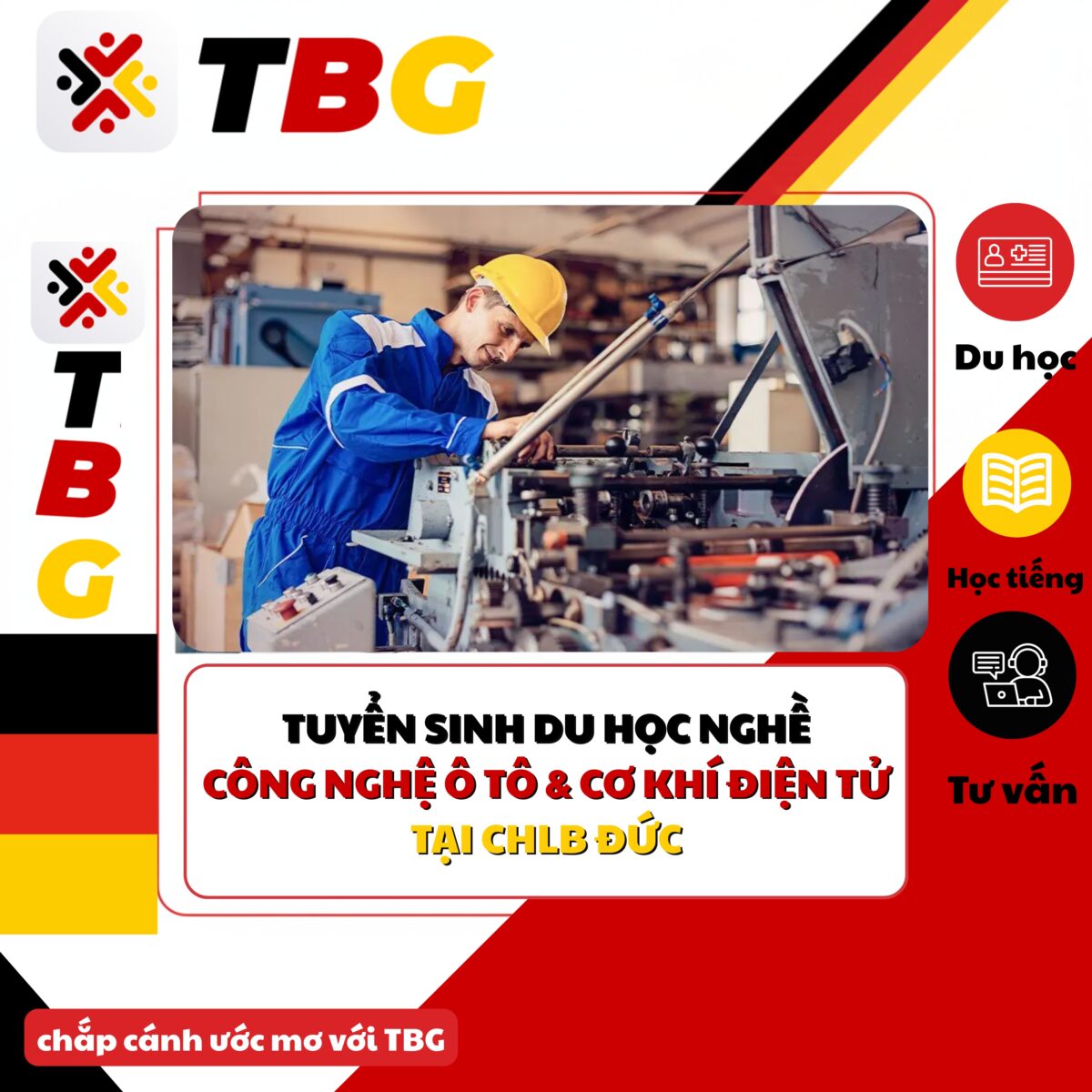 Tuyen sinh du hoc nghe co khi tai duc