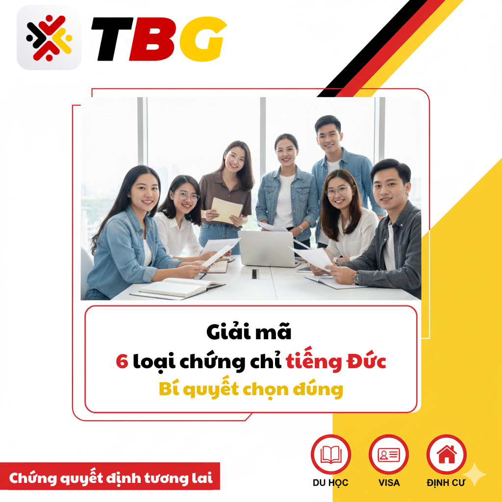 6 loai chung chi tieng duc TBG