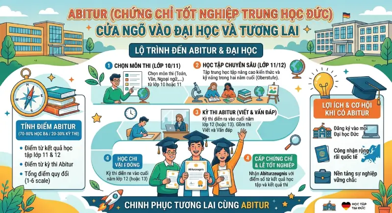 Abitur là gì? Tìm hiểu bằng tốt nghiệp THPT Đức Abitur la gi Tim hieu bang tot nghiep THPT Duc 1