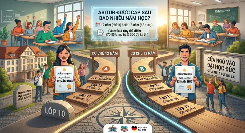 Abitur là gì? Tìm hiểu bằng tốt nghiệp THPT Đức Abitur là gì?